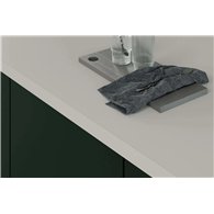 Lily White 39mm Square Edge - Matt