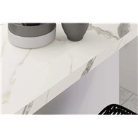 Statuario Marble 39mm Square Edge - Matt