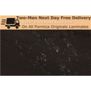 Formica Originals Black Painted Marble 22mm Square Edge