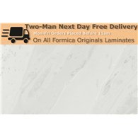 Formica Originals White Painted Marble 22mm Square Edge