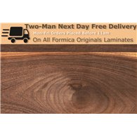Formica Originals Wide Planked Walnut 38mm Square Edge