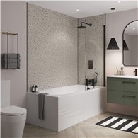 Showerwall Cloud Terrazzo Tile