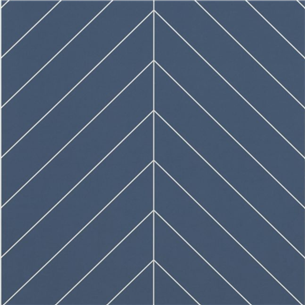 Showerwall Nordic Blue Chevron Tile