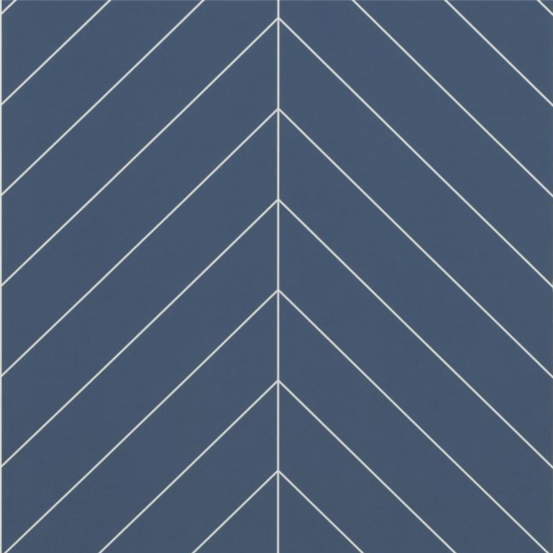Showerwall Nordic Blue Chevron Tile