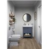 Showerwall Snow White Chevron Tile