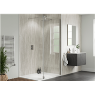 Showerwall White Charcoal