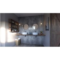 Showerwall Washed Charcoal