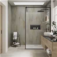 Showerwall Silverdale Limestone