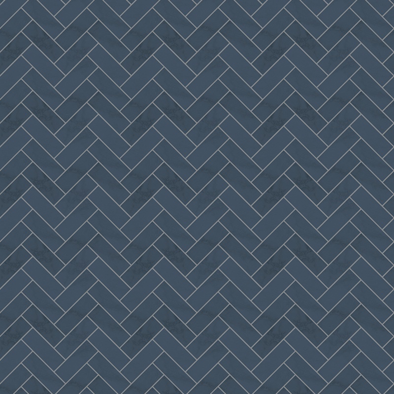 Showerwall Navy Herringbone - Acrylic