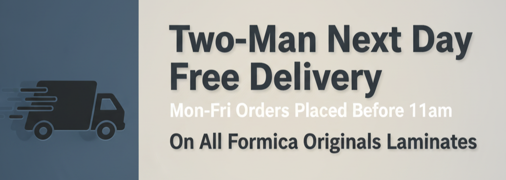 Two-Man Next Day Free Delivery on Formica Originals
